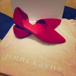 Red d'orsay jenni kayne shoes