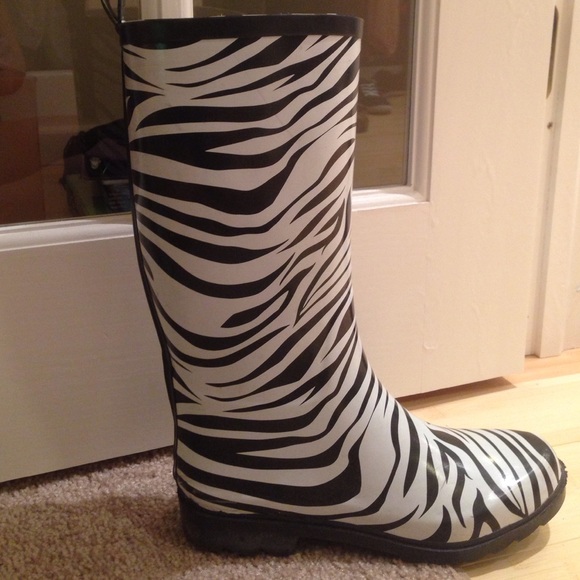 Zebra Rainboots
