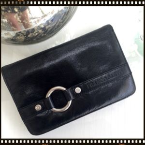 Franco Sarto Black Leather Wallet