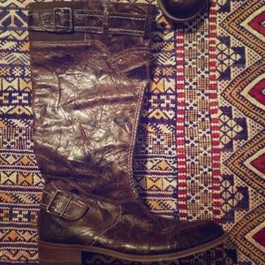 Anthropologie Brown Boots
