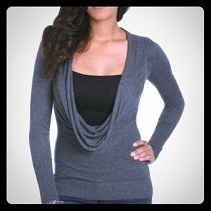 Deep Drape Sweater