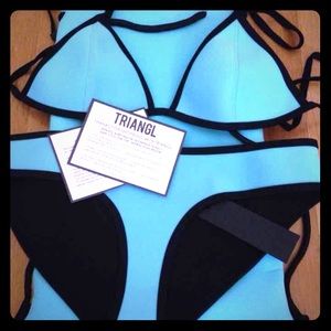 Triangl Santa Rosa splash neoprene bikini swim