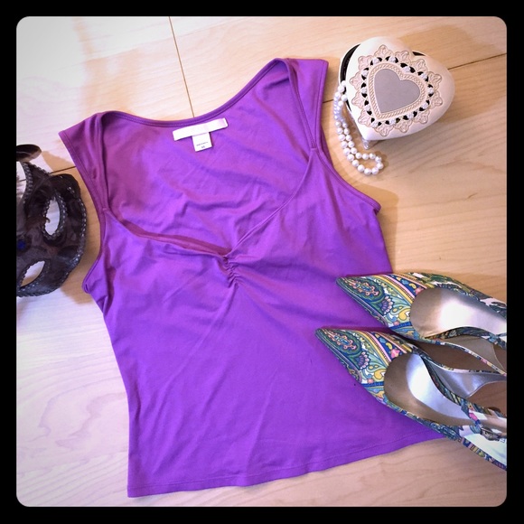 🌼HP🌼 Soft Silky Fuschia Sweetheart Top