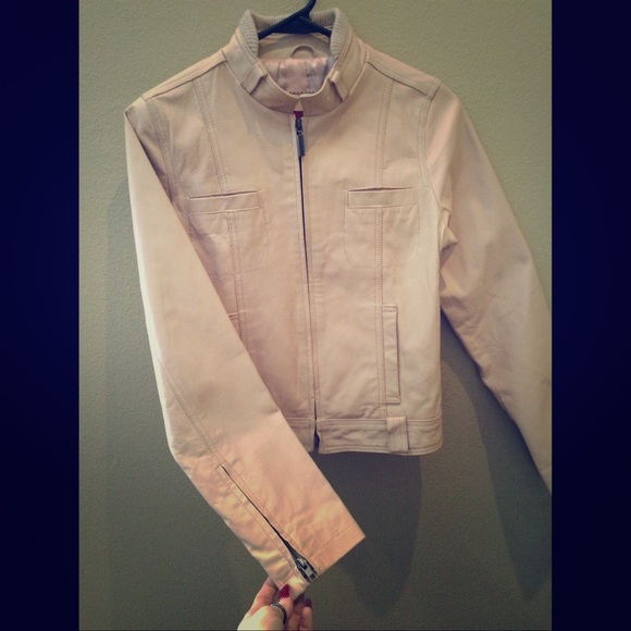 💥REDUCED💥Light Pink Leather Jacket