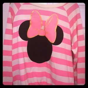 Striped Minnie Mouse sweater