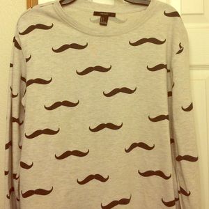 Mustache sweater