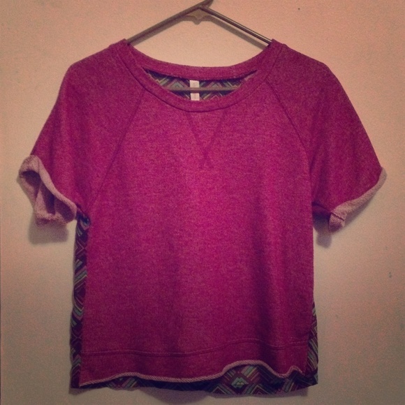 Small tribal print shirt.