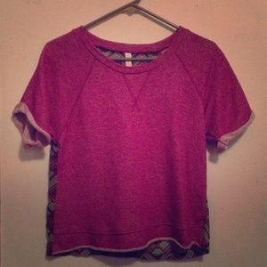 Small tribal print shirt.