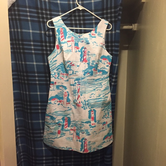Lilly Pulitzer Watch Out Delia Shift dress size 10