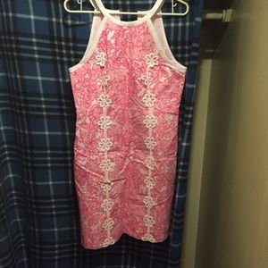 NWT LILLY Pulitzer Pearl halter shift dress sz 8