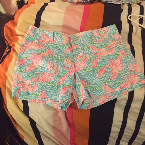 Lilly Pulitzer size 10 Callahan shorts lobstah rol