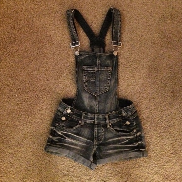 💎 Acid Wash Short Overalls 💎