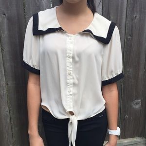 Black and white shirt!