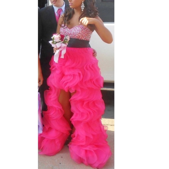 Beautiful short-long prom dress!