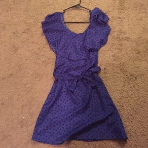 Cute blue dress with button up back