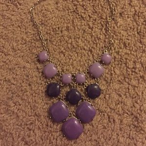 Charming Charlie purple necklace.
