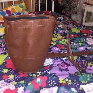 Chestnut over the shoulder bag