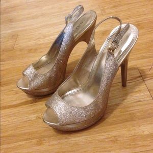 Cathy Jean Peep-toe Slingback heels