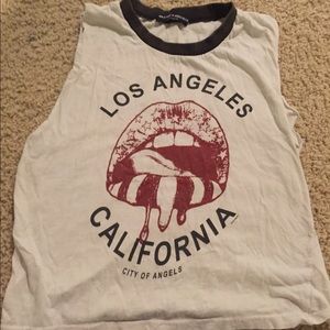 Los Angeles cut off tshirt