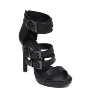 Gracie High Heel Buckle Detail Strappy Sandal