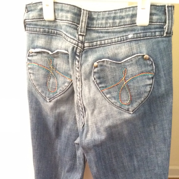 J pocket Juicy blue jeans