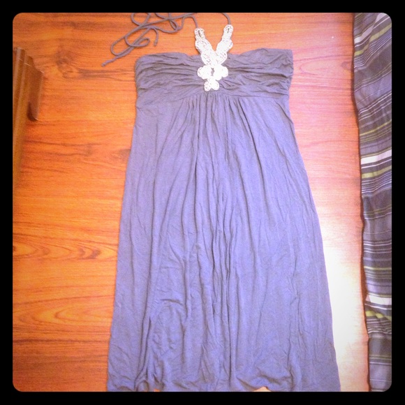 🚫SOLD🚫 Embellished Halter dress