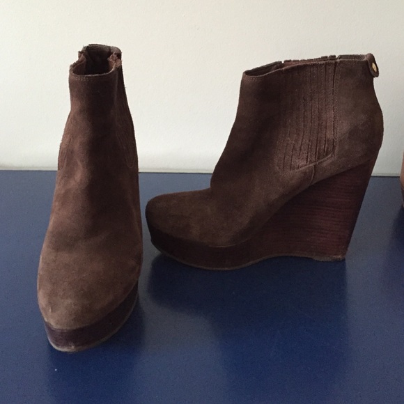 MICHAEL Michael Kors chocolate suede booties