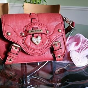 Authentic Leather juicy couture purse.