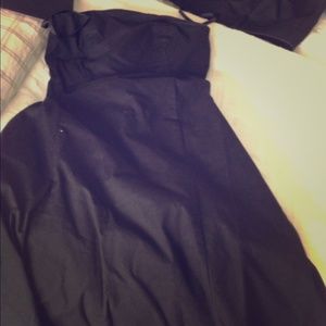 Strappless Black Gap Sundress