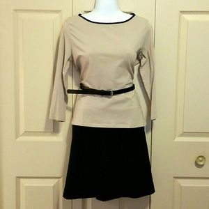 LOFT A-line Skirt, Black