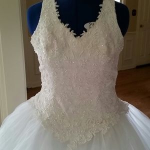 White dress for prom.