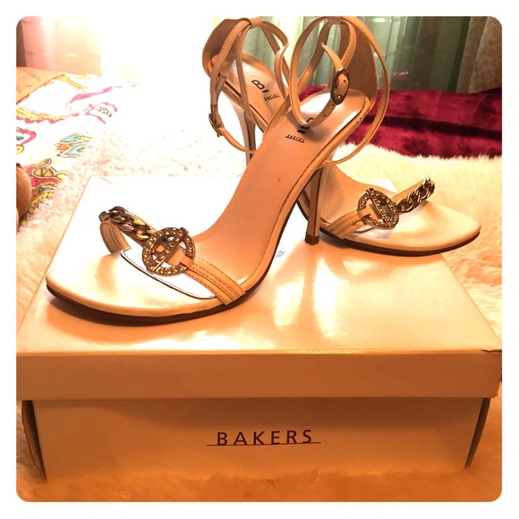 Bakers White Heels