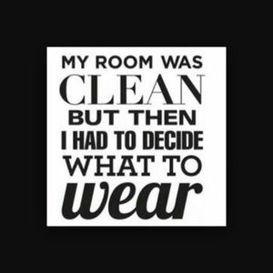 Closet clean out