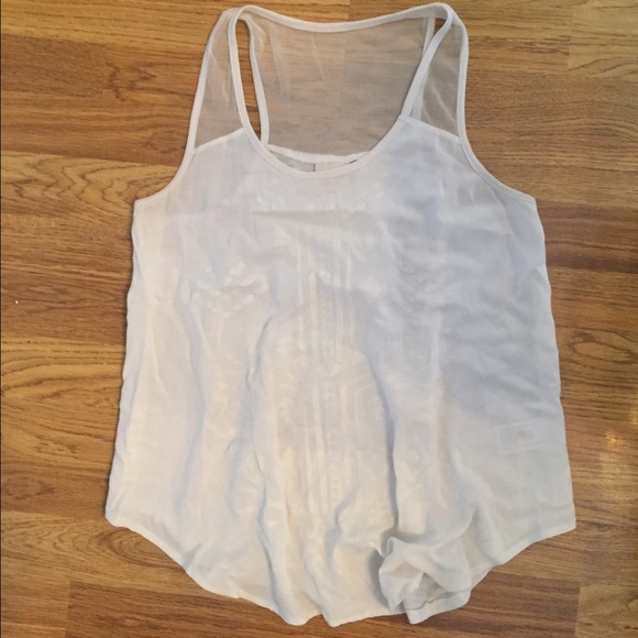 Mossimo Supply Co. Tops - Cream mossimo tank