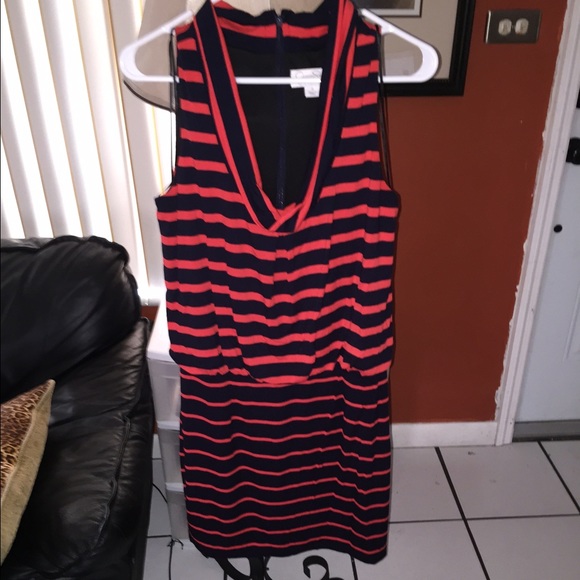Stripped Jessica Simpson dress.