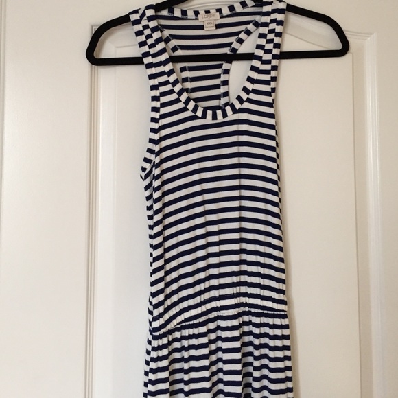 Navy/White Stripe Dress