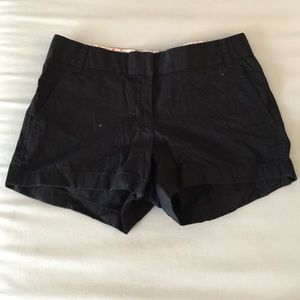 Woman's black J.Crew shorts