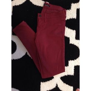 Flying monkey burgundy jeans