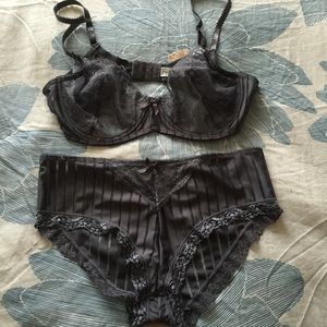 Gray Bra and Panty