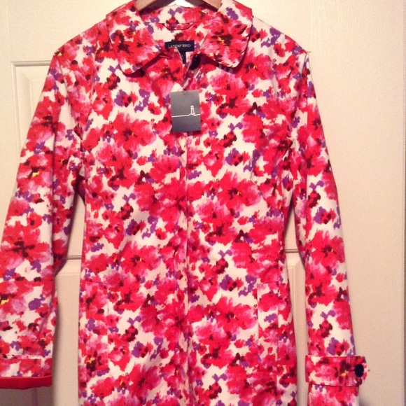 Brand New Land's End Poppy Trench Coat