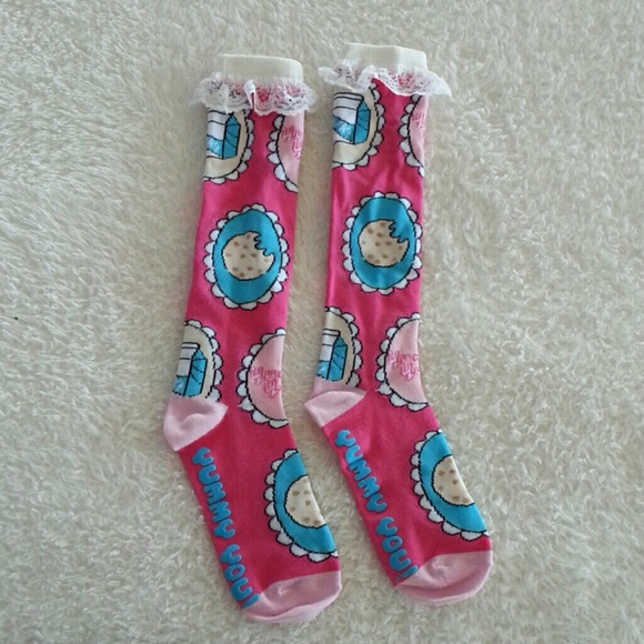 Yummy You sweet knee high socks NWOT