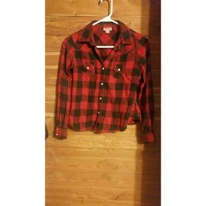 Red plaid flannel
