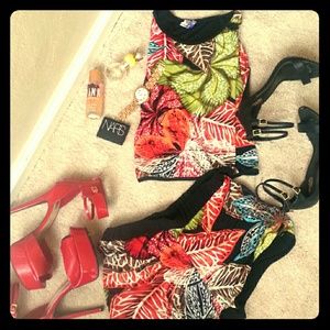 Tropical two piece set