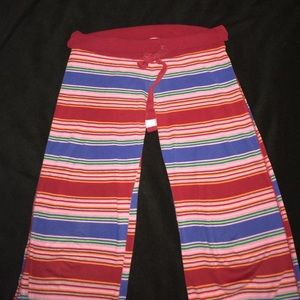 Victoria's Secret Pink Rainbow Sleep Yoga Pants xs