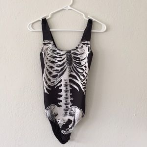 skeleton unitard