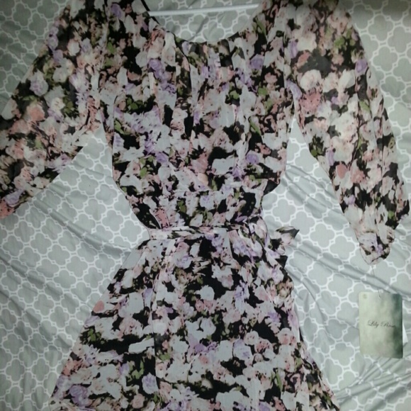 Lily rose floral dress