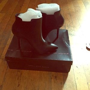 Black booties from Steve Madden