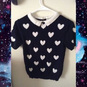 Forever 21 collared heart shirt!