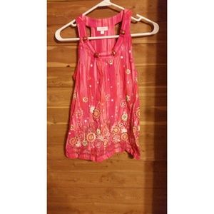 Pink tank top