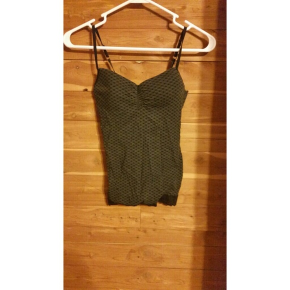 Black cami with built in bra